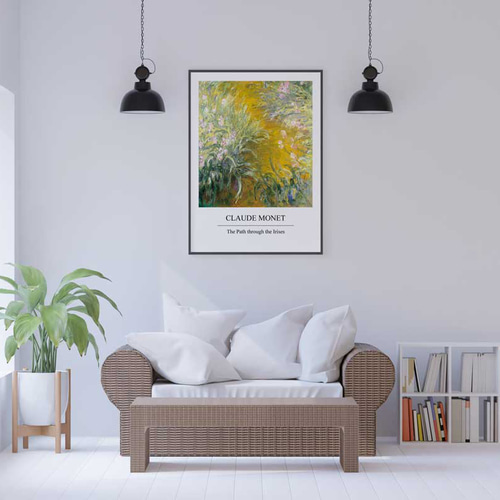MONET / モネ 〉ラインストーンで埋めつくされた揺れる植物の