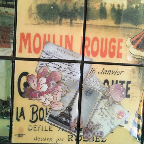 ヴィンテージ　　パリ　ムーランルージュオリジナルポスター Amazon.co.jp: Au Joyeux Moulin Rouge (ムーランルージュの幸福