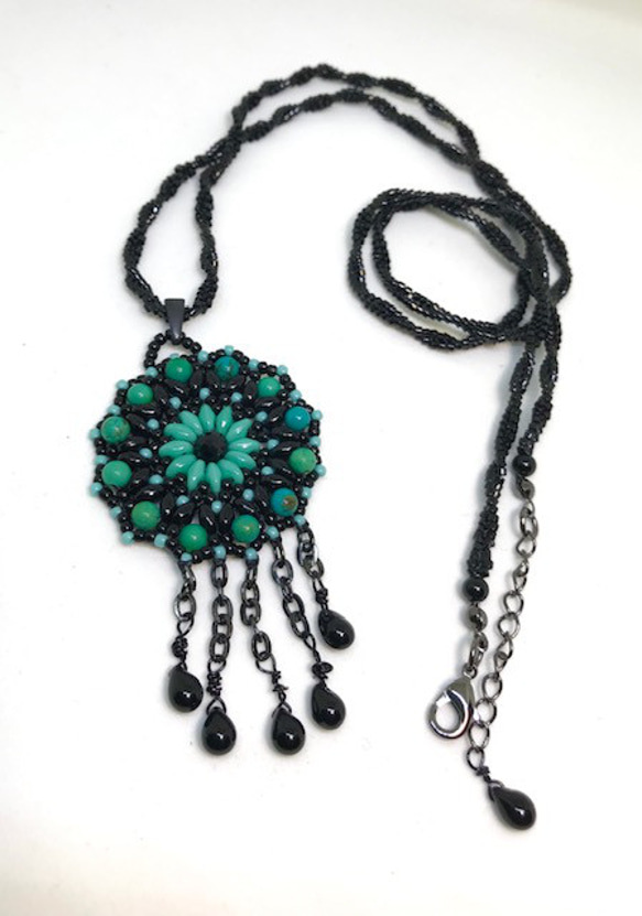 Persian Mandala Long Necklace-＊ペルシャン曼荼羅ロングネックレス＊ 3枚目の画像