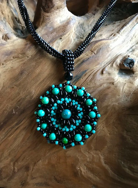 Cosmic Mandala Necklace＊宇宙曼陀羅ネックレス＊取り外し可能