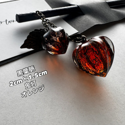 （仮価格にしてあります）鬼灯レジンのかんざし 16枚目の画像