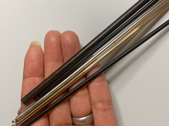 （仮価格にしてあります）鬼灯レジンのかんざし 6枚目の画像