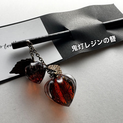 （仮価格にしてあります）鬼灯レジンのかんざし 19枚目の画像