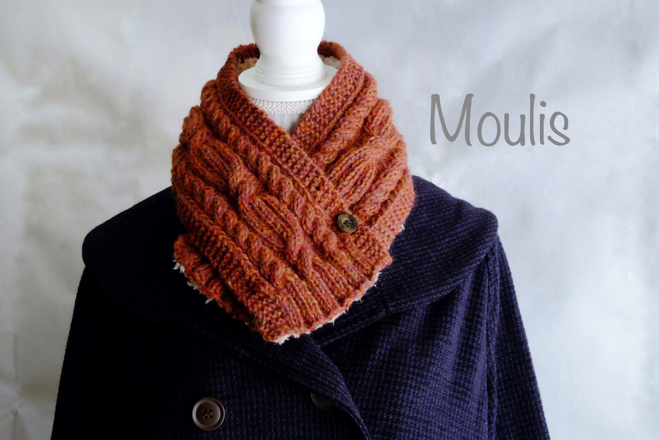 アラン模様のまきもの［受注制作］