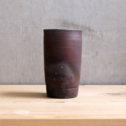 Takatori ware Takatori ware 奶油發泡窯變啤酒杯 Motonaga Touen 陶器啤酒杯長杯免費杯燒 第2張的照片