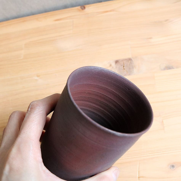 Takatori ware Takatori ware 奶油發泡窯變啤酒杯 Motonaga Touen 陶器啤酒杯長杯免費杯燒 第10張的照片