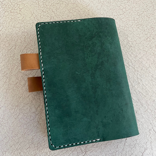 本革【ほぼ日手帳カバー・オリジナル用(A6)／深緑】レザー手帳