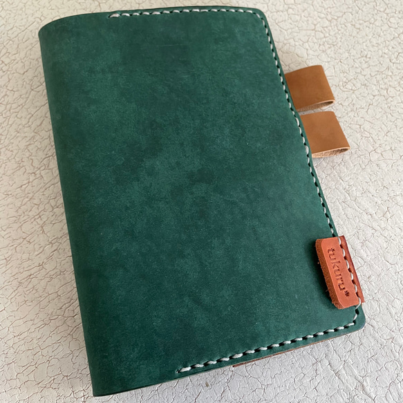 本革【ほぼ日手帳カバー・オリジナル用(A6)／深緑】レザー手帳