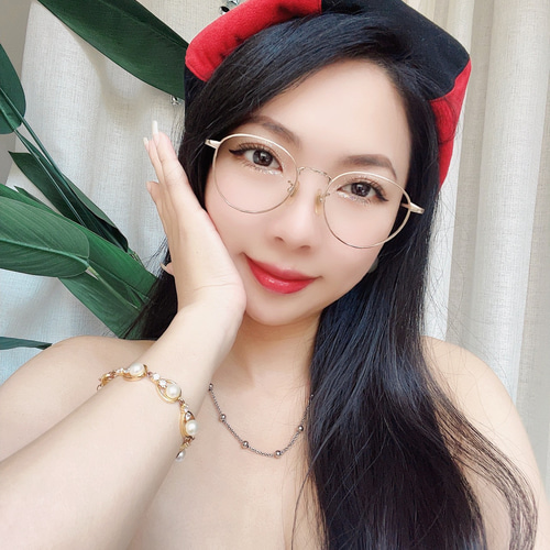 純金細工 琥珀テンプル メタルフレーム アンティーク メガネ 日本