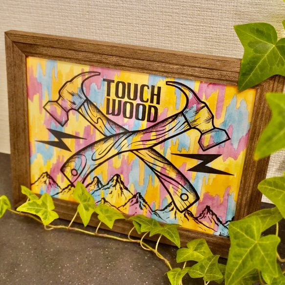 【TOUCH WOOD】CAMP ART ハンマー A5 　キャンプ アート 2枚目の画像