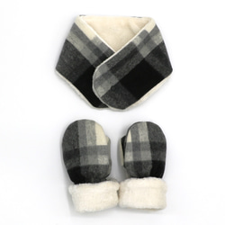 【再販】BABY/KIDS Organic Cotton Fur Mittens オーガニックコットンファーミトン 手袋 3枚目の画像