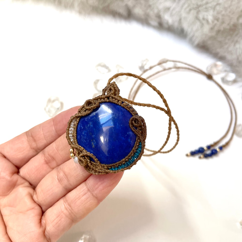 心強いあなたの味方♪ くるくるラピスラズリ【9・12月誕生石