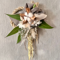 しめ縄スワッグ−E しめ縄・しめ飾り Flower largo 通販 16883558