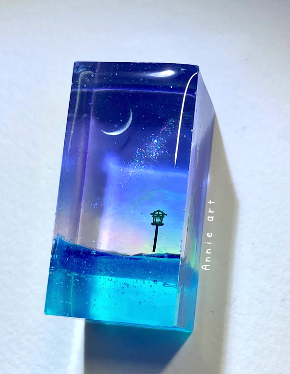 情景レジン-星降る夜 雲/海/プレゼント その他置物 Annie.art