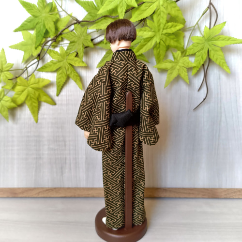 アンティーク　龍　丸帯　ドラゴン　紗綾形　着物　103a o アンティーク 龍 丸帯 ドラゴン 紗綾形 着物 103a o