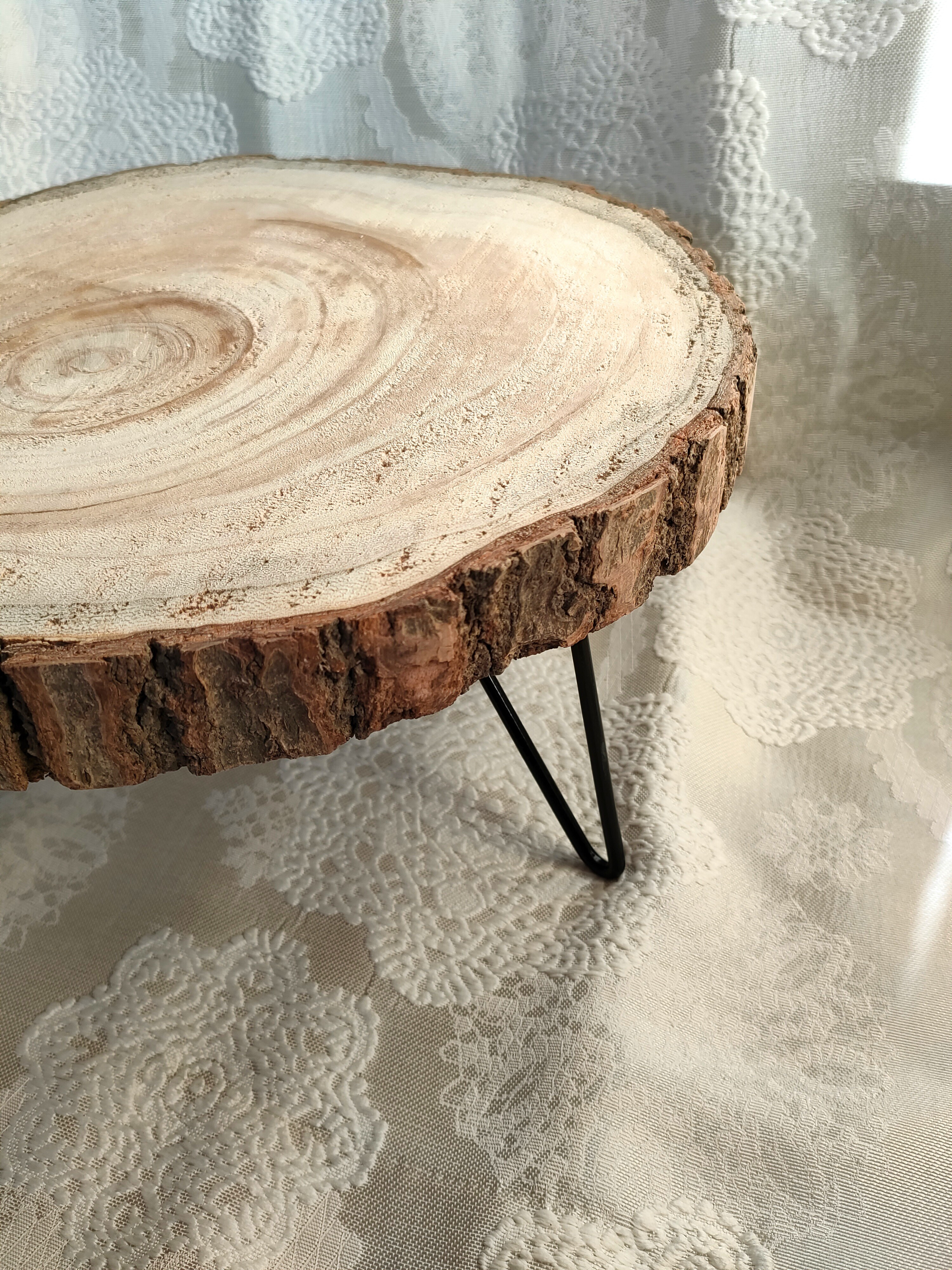 花台・大　丸太桐材　インテリア雑貨　観葉植物　テーブル　小物置き　机