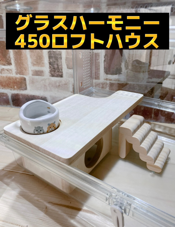 グラスハーモニー450ロフトハウス 階段付 ハウス・小屋 【すもあ