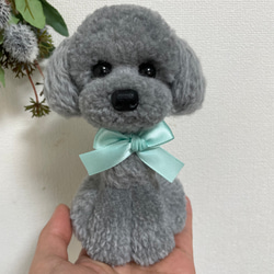 動物ぽんぽん トイプードル 手のひらサイズ その他人形 ricksan 通販