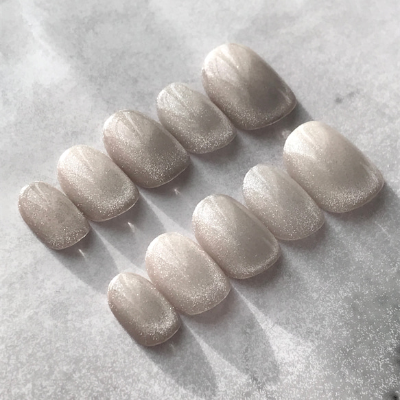 マグネットネイル ジュピター ネイルチップ シンプルネイル 冬ネイル