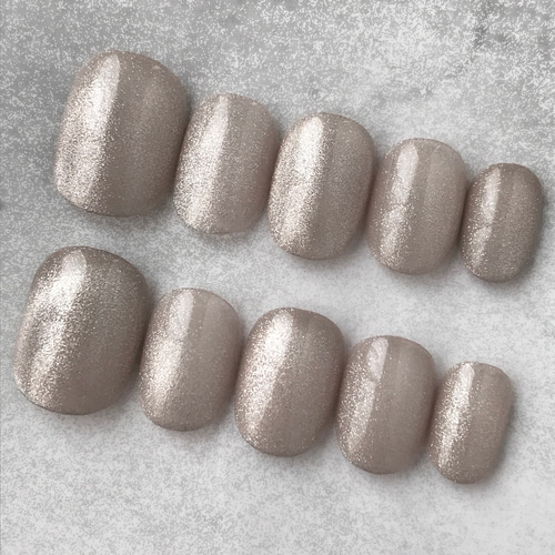 マグネットネイル ジュピター ネイルチップ シンプルネイル 冬ネイル