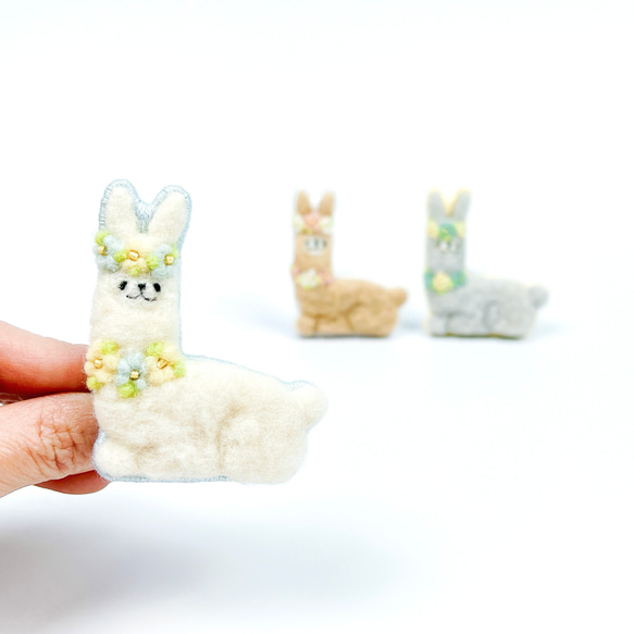兔子羊駝胸針十二生肖系列 第2張的照片