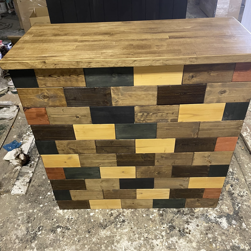 レジカウンター 受付カウンター！ 手作りオーダー可能。店舗備品。 机