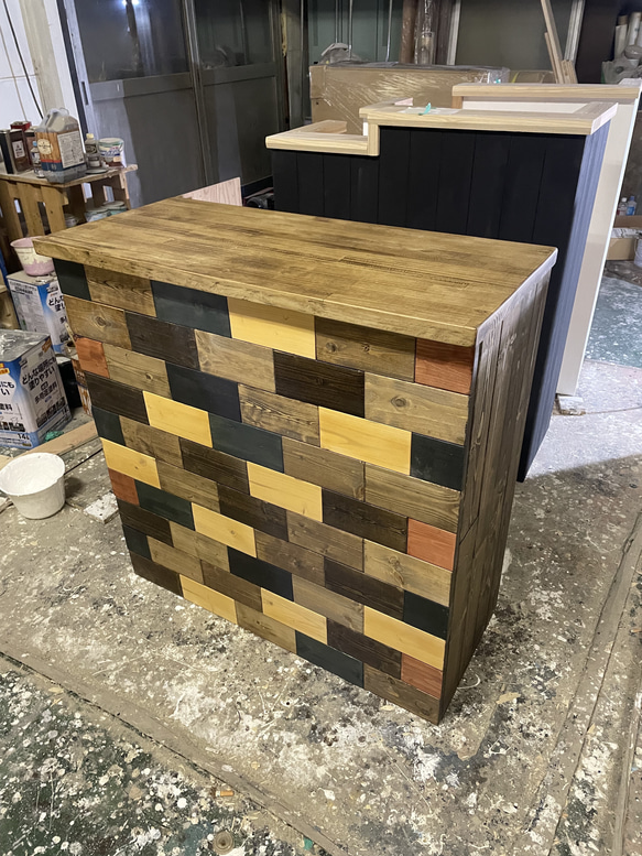 レジカウンター diy サイズオーダー 手作り家具