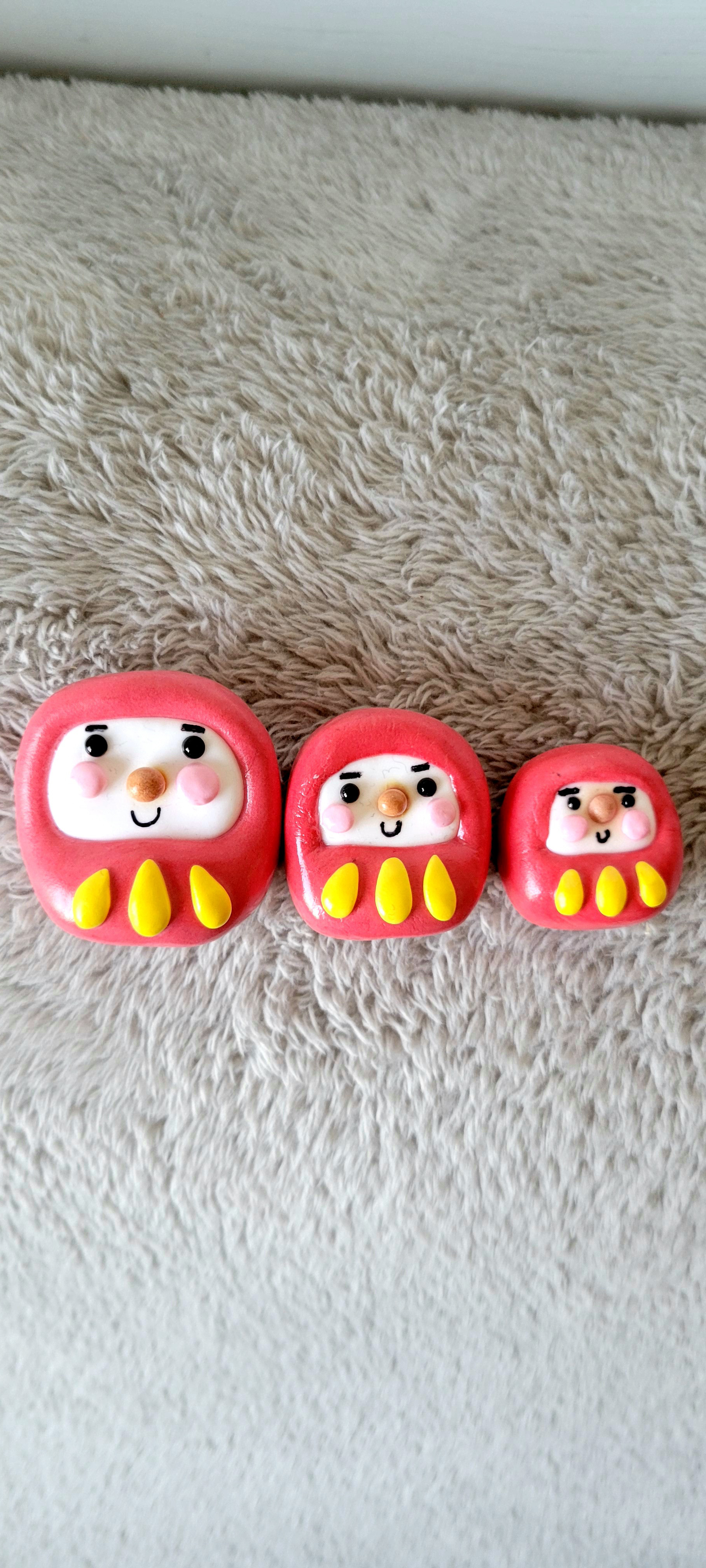だるま　フェルトマグネット