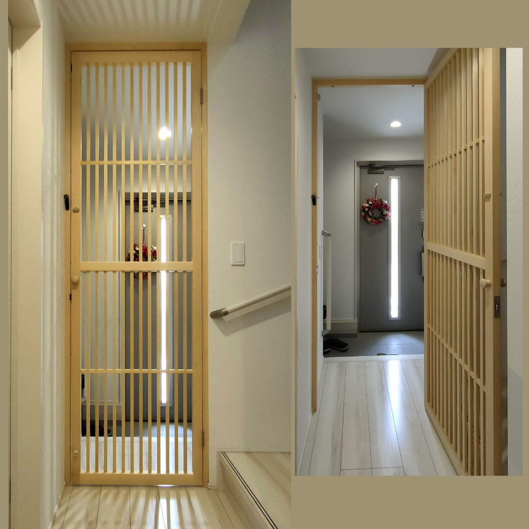 ネコちゃん用　飛び越え＆脱走防止ドア