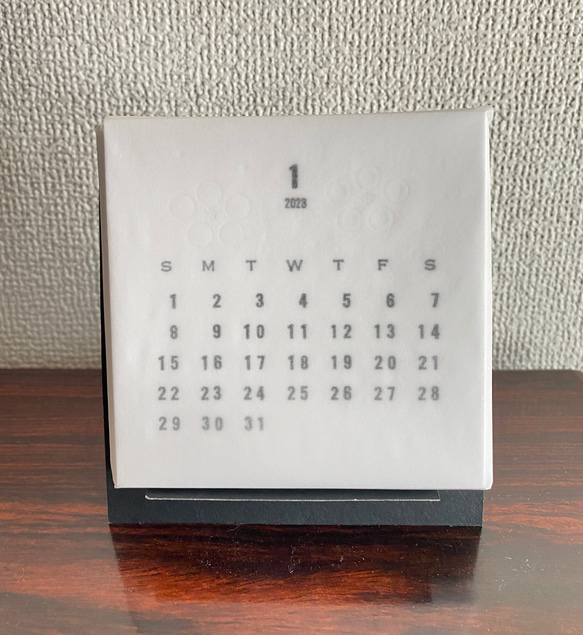 活版印刷カレンダー　2023 13枚目の画像