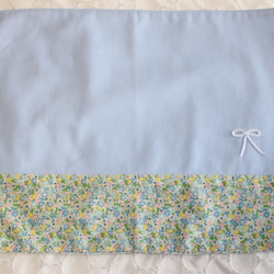 入園入学6点セット　ピンク花柄３　リボン刺繍　さくらんぼ　オーダー制作 入園入学6点セット ピンク花柄3 リボン刺繍 さくらんぼ