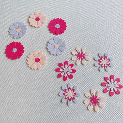 ◉送料込み◉クラフトパンチ 花 アルバム カラフル 飾り