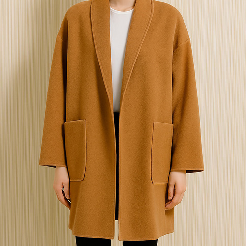 型紙 ショールカラーコート A048-P レディース 型紙 cobacagari 通販