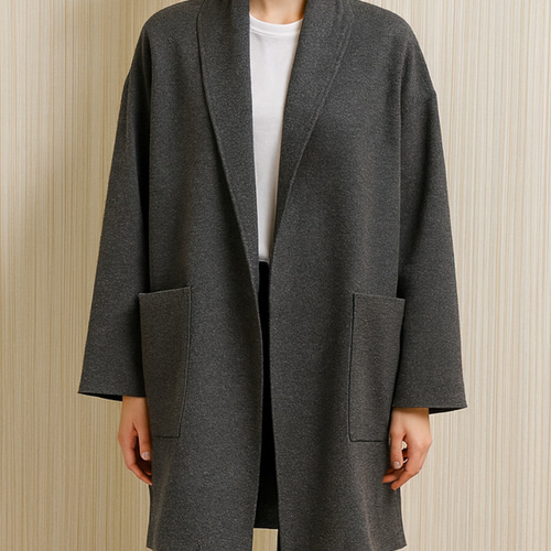 型紙 ショールカラーコート A048-P レディース 型紙 cobacagari 通販