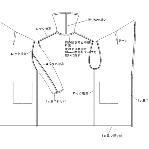 未使用 Diagram ペプラム ショールカラー ジャケット