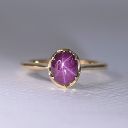 StarRuby_2.45ct K18YG Ring【Primeiro/プリメイロ】 2枚目の画像