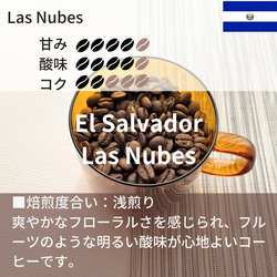 エルサルバドル ラスヌベス　コーヒー豆  200g 2枚目の画像