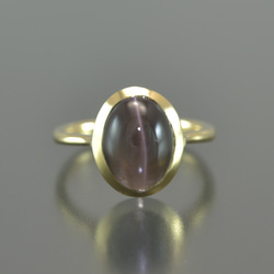 SillimaniteCatseye_5.77ct k18YG Ring 【Primeiro/プリメイロ】 2枚目の画像