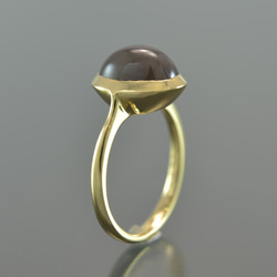 SillimaniteCatseye_5.77ct k18YG Ring 【Primeiro/プリメイロ】 4枚目の画像