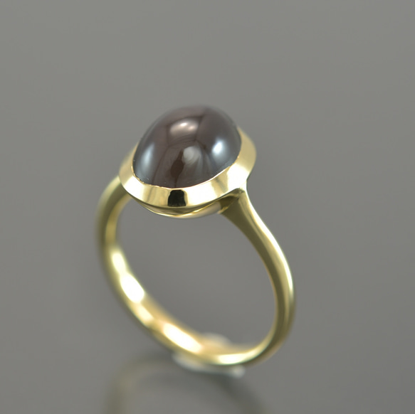 SillimaniteCatseye_5.77ct k18YG Ring 【Primeiro/プリメイロ】 3枚目の画像