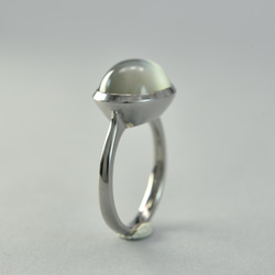 Moon Stone_6.46ct K18WG Ring 【Primeiro/プリメイロ】 4枚目の画像