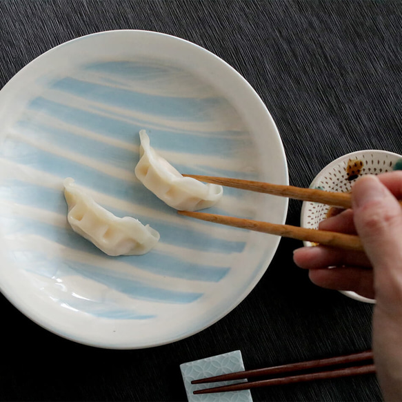 小石原燒 Koishiwara 燒梳子花紋盤意大利面盤咖哩盤盤丸田窯 Ota Gohaya 陶器餐具 maruta-045 第4張的照片