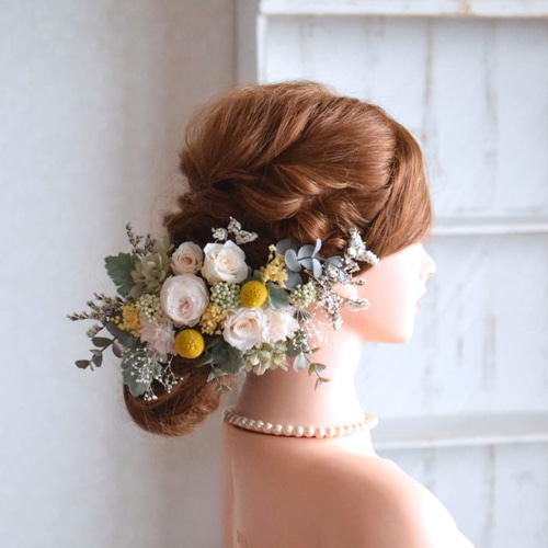 【Katie】カラードレス（ヘアアクセ、ブーケ、ブートニア付き） 472e8d1aa889380f63c87849213803