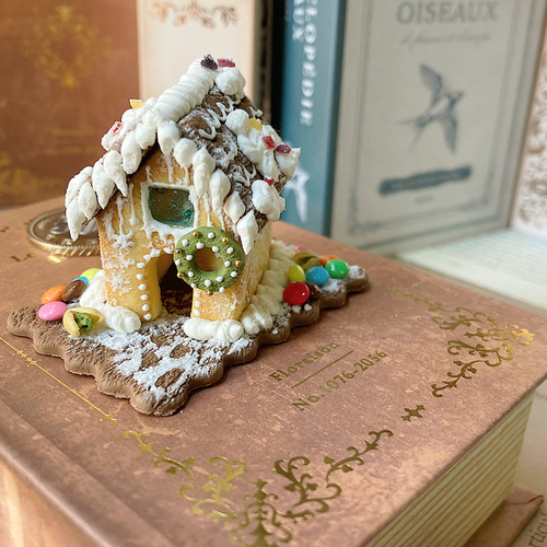 ミニチュア『お菓子の家』なヘクセンハウスb クリスマスツリー はら 