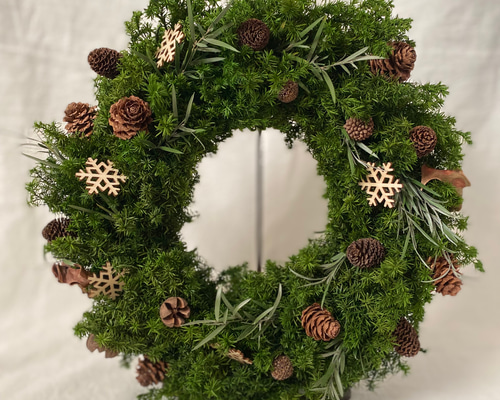⌘ クリスマスリース ⌘ 森のクリスマスリース 森のクリスマスリース リース viento 通販 19741893｜Creema