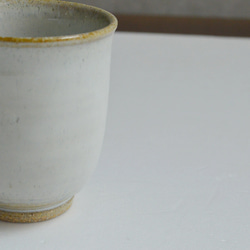 小石原燒 小石原燒 白釉茶杯 8cm 杯子 Maruta 窯 Ota Gohaya 陶器餐具 maruta-064 第6張的照片