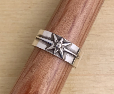 オリジナルシルバーリング【Rising sun Type2】