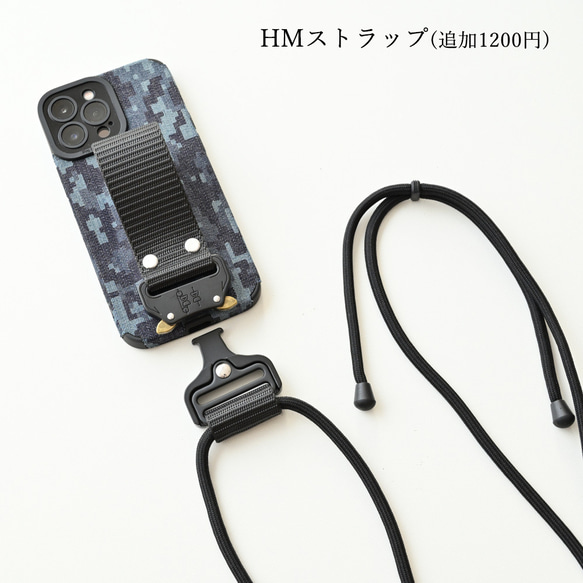 iPhone限定 クイックリリース 【 DIGICAMO-DENIM 】 スマホショルダー スマホストラップ CO09M 9枚目の画像