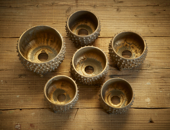 小さな陶器の植木鉢：S　　pps-76 8枚目の画像