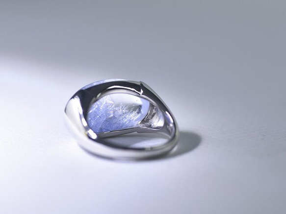 Dumortierite in Quartz_11.64ct pt950 【sala/サラ】 5枚目の画像